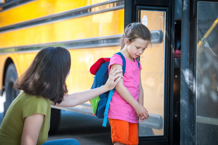School Bus Series - Timid about Saying Goodbye